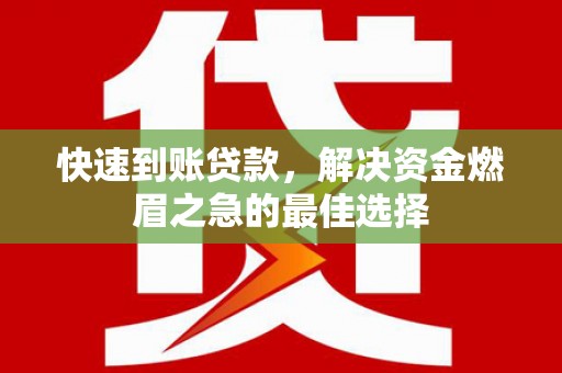 西吉快速到账贷款，解决资金燃眉之急的最佳选择