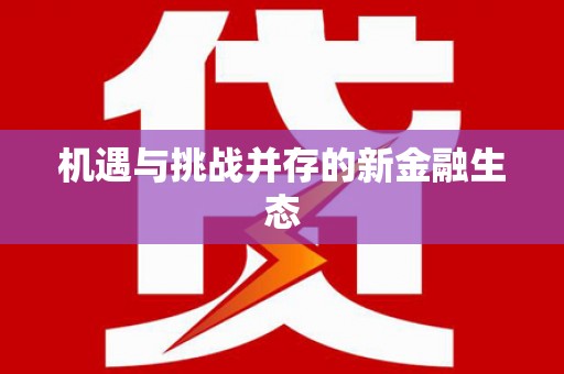 西吉机遇与挑战并存的新金融生态