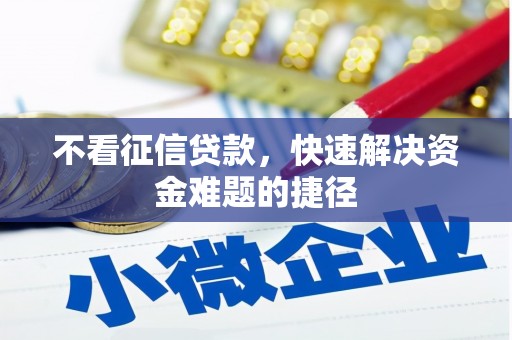西吉不看征信贷款，快速解决资金难题的捷径