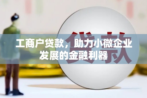 西吉工商户贷款，助力小微企业发展的金融利器