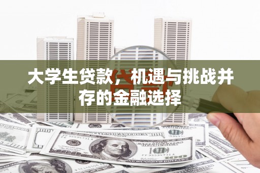 西吉大学生贷款，机遇与挑战并存的金融选择