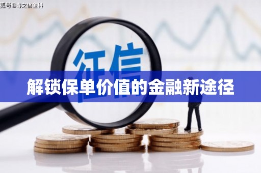西吉解锁保单价值的金融新途径