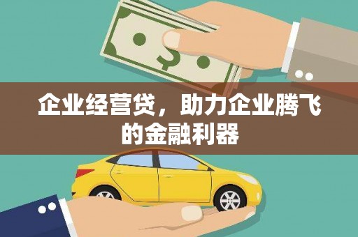 西吉企业经营贷，助力企业腾飞的金融利器
