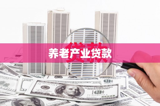 西吉养老产业贷款