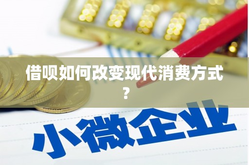 西吉借呗如何改变现代消费方式？