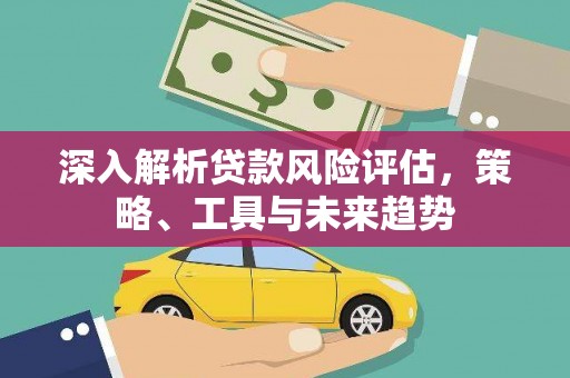 西吉深入解析贷款风险评估，策略、工具与未来趋势
