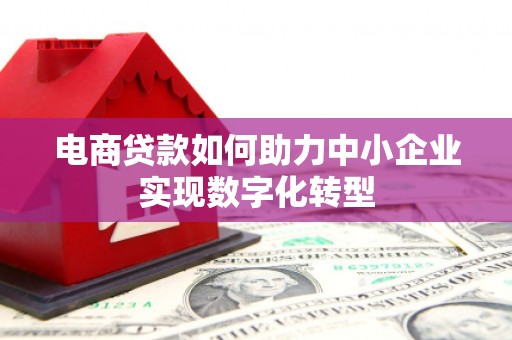 西吉电商贷款如何助力中小企业实现数字化转型