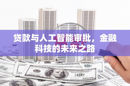西吉贷款与人工智能审批，金融科技的未来之路