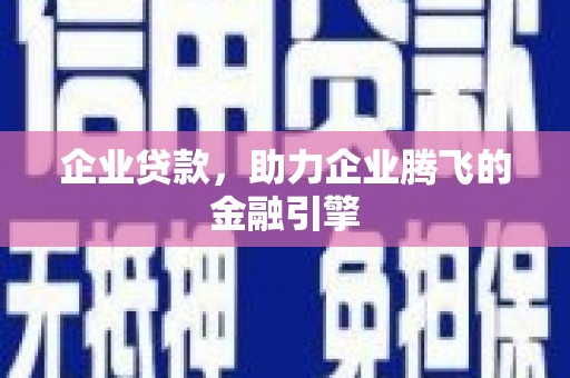 西吉企业贷款，助力企业腾飞的金融引擎