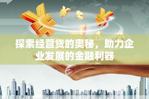 西吉探索经营贷的奥秘，助力企业发展的金融利器