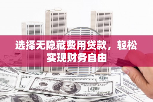 西吉选择无隐藏费用贷款，轻松实现财务自由