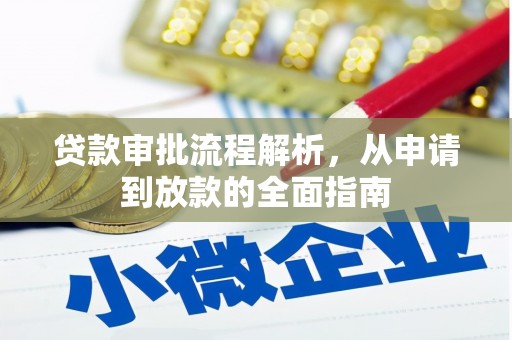 西吉贷款审批流程解析，从申请到放款的全面指南