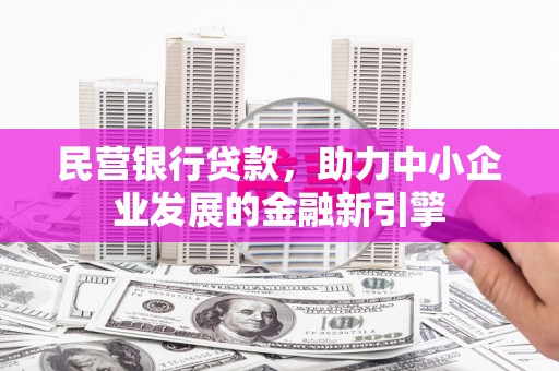 西吉民营银行贷款，助力中小企业发展的金融新引擎