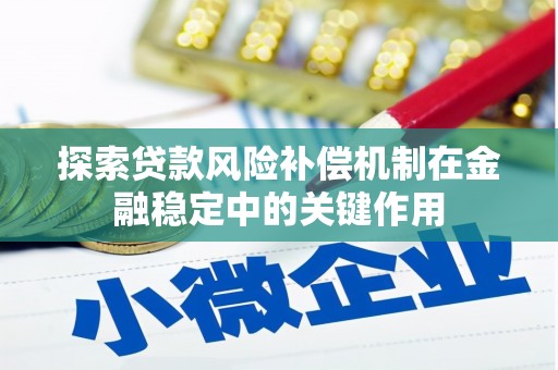 西吉探索贷款风险补偿机制在金融稳定中的关键作用