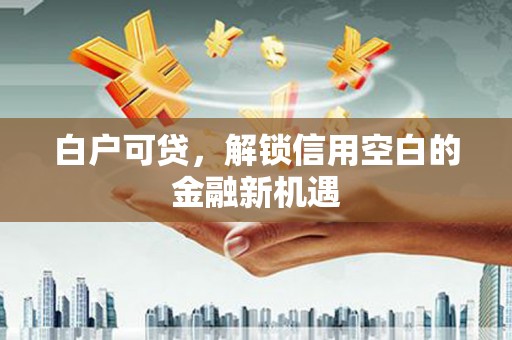 西吉白户可贷，解锁信用空白的金融新机遇