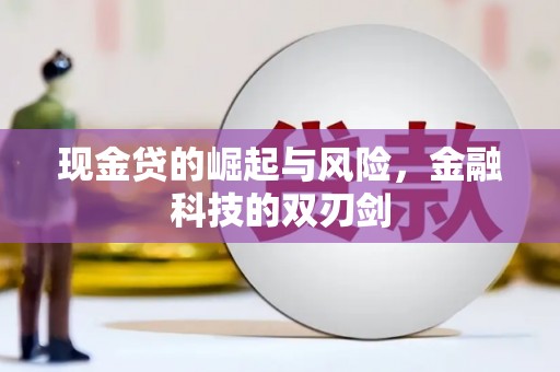 西吉现金贷的崛起与风险，金融科技的双刃剑