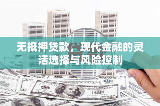 西吉无抵押贷款，现代金融的灵活选择与风险控制