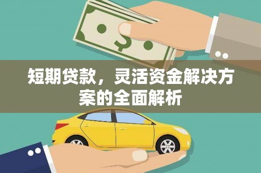 西吉短期贷款，灵活资金解决方案的全面解析