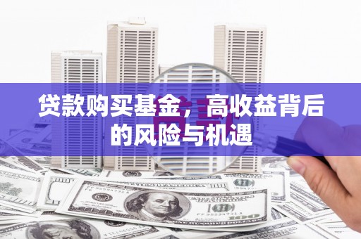 西吉贷款购买基金，高收益背后的风险与机遇