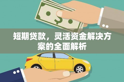 西吉短期贷款，灵活资金解决方案的全面解析