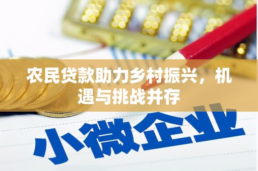 西吉农民贷款助力乡村振兴，机遇与挑战并存