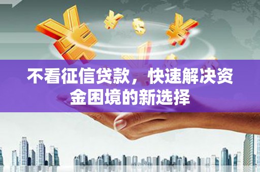 西吉不看征信贷款，快速解决资金困境的新选择