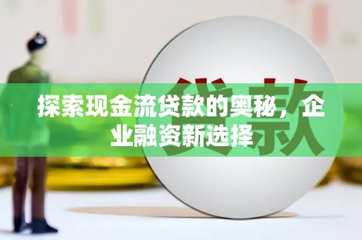 西吉探索现金流贷款的奥秘，企业融资新选择