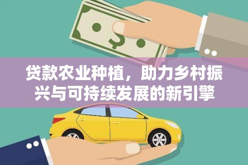 西吉贷款农业种植，助力乡村振兴与可持续发展的新引擎