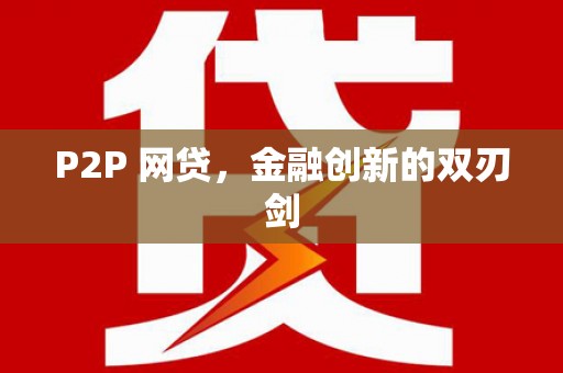 西吉P2P 网贷，金融创新的双刃剑