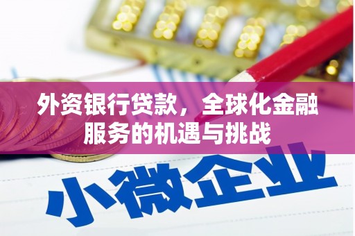 西吉外资银行贷款，全球化金融服务的机遇与挑战