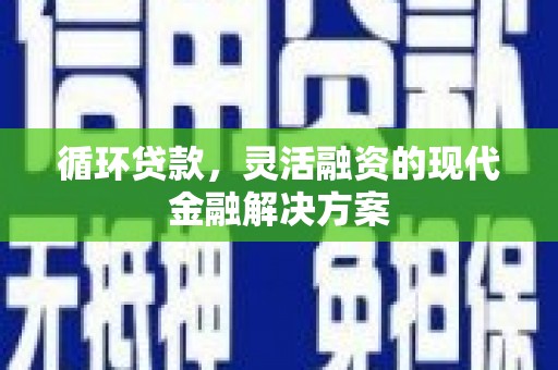 西吉循环贷款，灵活融资的现代金融解决方案