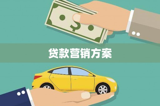西吉贷款营销方案