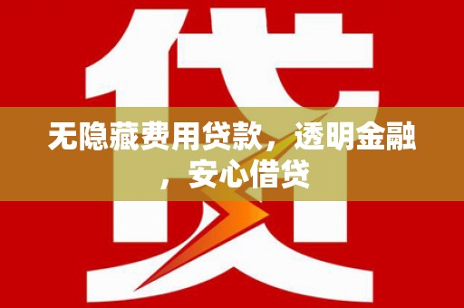 西吉无隐藏费用贷款，透明金融，安心借贷