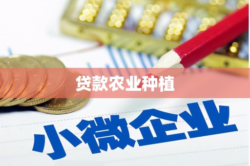 西吉贷款农业种植