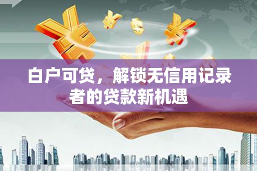 西吉白户可贷，解锁无信用记录者的贷款新机遇