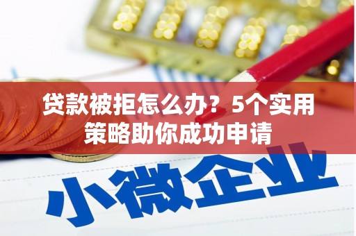 西吉贷款被拒怎么办？5个实用策略助你成功申请