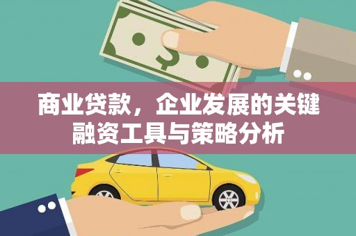 西吉商业贷款，企业发展的关键融资工具与策略分析