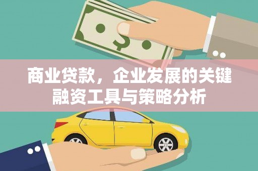西吉商业贷款，企业发展的关键融资工具与策略分析