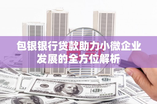 西吉包银银行贷款助力小微企业发展的全方位解析
