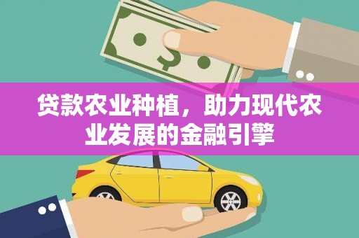 西吉贷款农业种植，助力现代农业发展的金融引擎