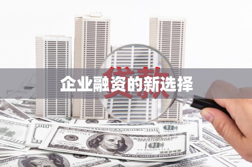 西吉企业融资的新选择