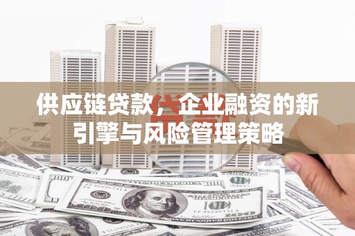 西吉供应链贷款，企业融资的新引擎与风险管理策略