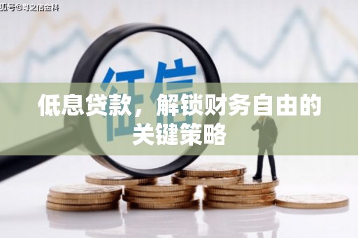 西吉低息贷款，解锁财务自由的关键策略