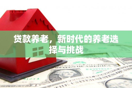 西吉贷款养老，新时代的养老选择与挑战