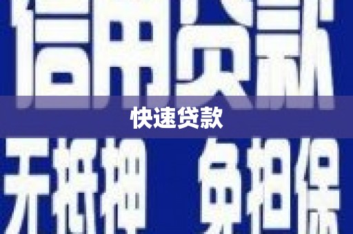西吉快速贷款