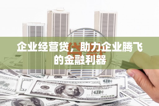 西吉企业经营贷，助力企业腾飞的金融利器