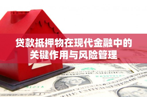 西吉贷款抵押物在现代金融中的关键作用与风险管理