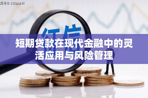 西吉短期贷款在现代金融中的灵活应用与风险管理