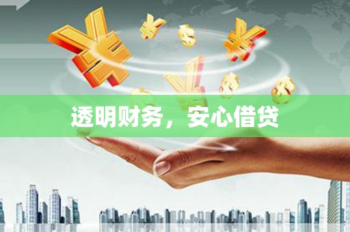 西吉透明财务，安心借贷