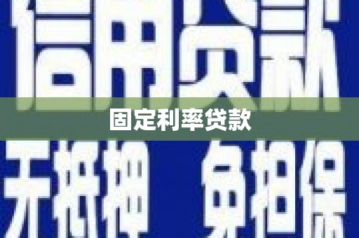 西吉固定利率贷款